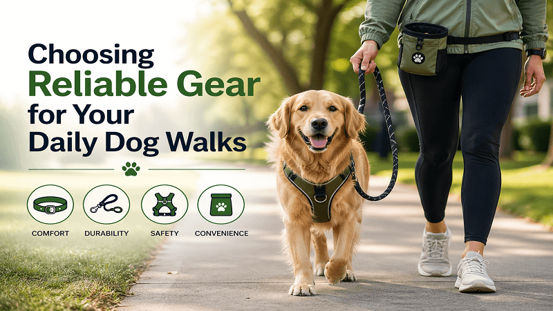 Choosing Reliable Gear for Your Daily Dog Walks