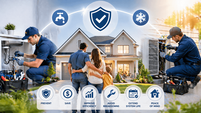 Preventive Plumbing and AC Maintenance Plans: A Smart Investment for Your Home