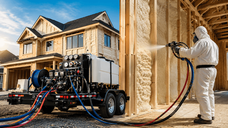 Scaling Residential Insulation Operations with Professional Spray Foam Rigs