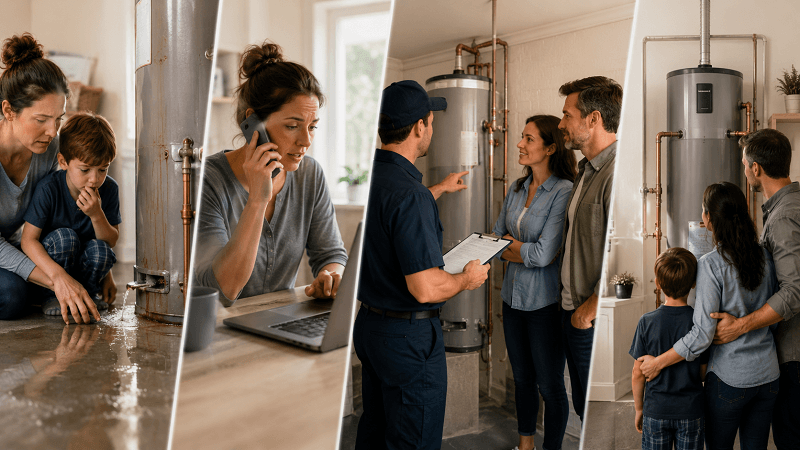 How Families Usually Discover Their Hot Water System Is Failing — and What the Process Looks Like After That