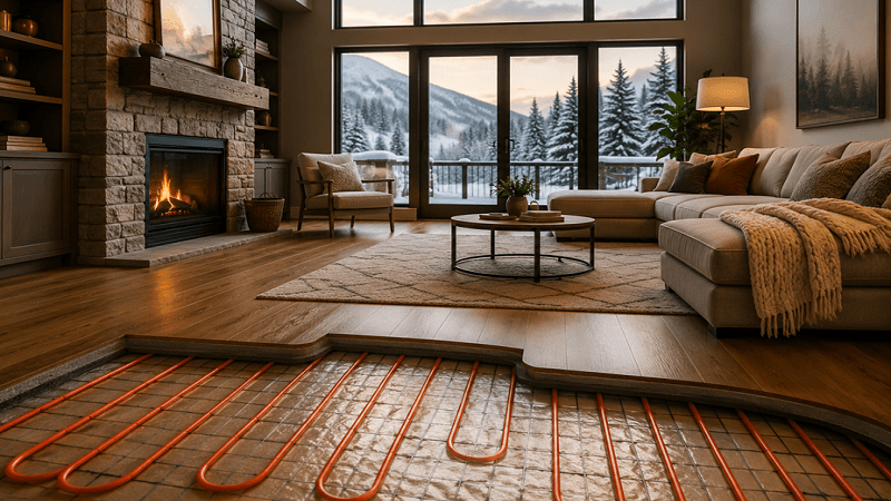 Radiant Underfloor Heating: A Must-Have Feature for Cold Climates