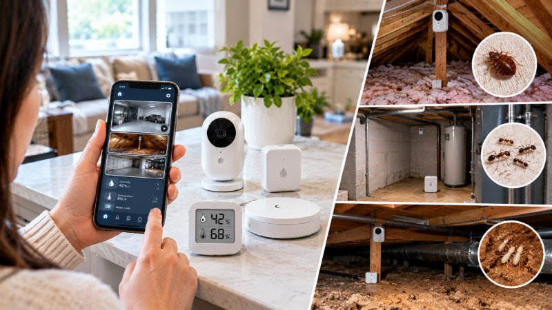smart home pest monitoring Vinings